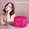 FACEMADE Clean Towels 60 Ct - Size 11.5" x 11.1", Disposable Face Towelette, Makeup Remover Wipes, Facial Washcloth, Multi-Purpose Cotton Tissues for Personal Care